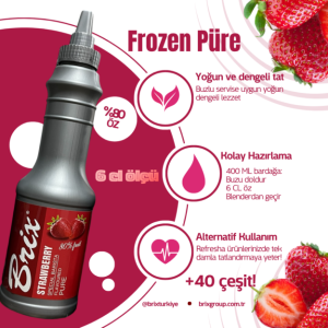 BRİX PREMİUM MEYVE PARÇACIKLI PÜRE ÇEŞİTLERİ 750 ML